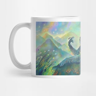 Surrealism-Sasquach and Squirrel Mug